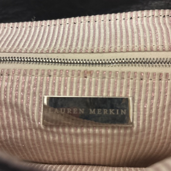 Lauren Merkin Black Leather Clutch - Picture 4 of 7